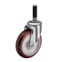 3-1/2" SWIVEL CASTER, POLY