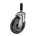 4" SWIVEL CASTER, POLYOLEFIN