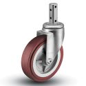 4" SWIVEL CASTER, POLYURETHANE