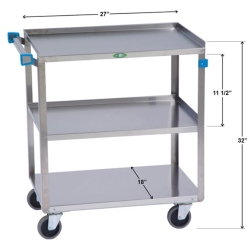 UTILITY CART - STAINLESS STEEL