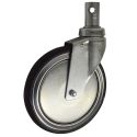 8" TOTAL LOCK CASTER, POLY