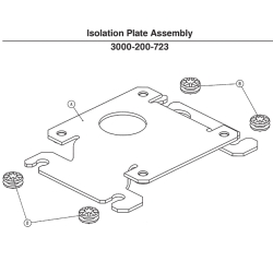 ISOLATION PLATE KIT, LIFT MOTO