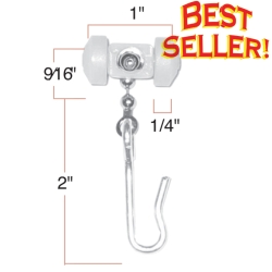 CUBICLE CURTAIN HOOK ROUND