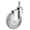 5" SWIVEL CASTER, RUBBER