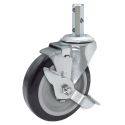 4" SWIVEL CASTER WITH BRAKE