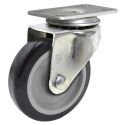 4" SWIVEL CASTER, POLYURETHANE