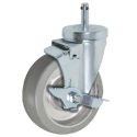 5" SWIVEL CASTER WITH BRAKE