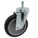 5" SWIVEL CASTER, POLYURETHANE