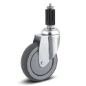 4" SWIVEL CASTER, TPR