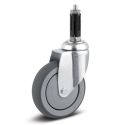 4" SWIVEL CASTER, TPR