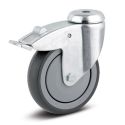 5" TOTAL LOCK CASTER, POLY