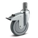 5" SWIVEL LOCK CASTER, TPR