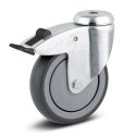 5" SWIVEL LOCK CASTER, POLY