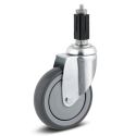 4" SWIVEL CASTER, POLYURETHANE