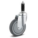 4" SWIVEL CASTER, POLYURETHANE