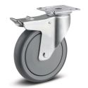 6" TOTAL LOCK CASTER, POLY