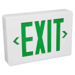 THERMOPLASTIC LED EXIT SIGN W/