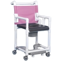 DELUXE SHOWER/COMMODE CHAIR W/