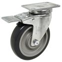 3" TOTAL LOCK CASTER, POLY