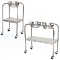 STAINLESS STEEL BASIN STAND W/