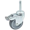 3" TOTAL LOCK CASTER, TPR