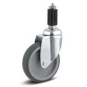 4" SWIVEL CASTER, TPR