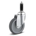 4" SWIVEL CASTER, TPR