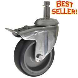 3'' TOTAL LOCK CASTER, POLY