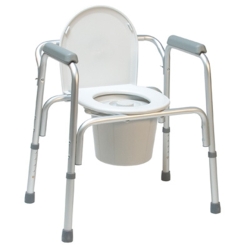 3-IN-1 ALUMINUM COMMODE