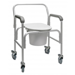 3-IN-1 COMMODE W/ CASTERS