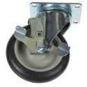 5" SWIVEL CASTER W/BRAKE