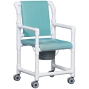 DELUXE SHOWER/COMMODE CHAIR