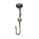 CUBICLE CURTAIN HOOK W/RUBBER