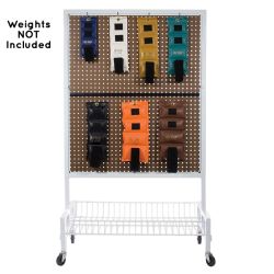 2-SIDED MOBILE WEIGHT RACK