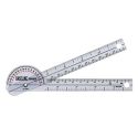 6" CLEAR PLASTIC GONIOMETER