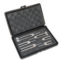 SET OF 6 TUNING FORKS W/CASE