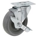 3-1/2" SWIVEL CASTER W/ BRAKE