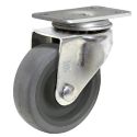 3-1/2" SWIVEL CASTER, TPR