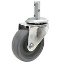 3" SWIVEL CASTER, TPR