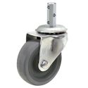 4" SWIVEL CASTER, TPR