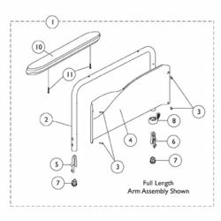 FULL LENGTH ARMREST ASSEMBLY