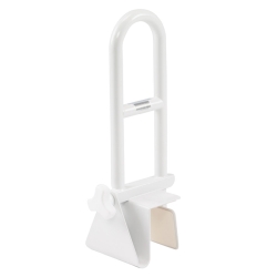 CLAMP ON TUB RAIL, WHITE