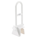 CLAMP ON TUB RAIL, WHITE