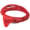 6FT RED PLASTIC CLEANCORD W/