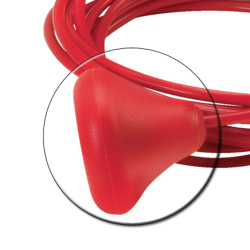 RED PLASTIC CLEANCORD