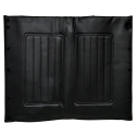 24" SEAT UPHOLSTERY, BLACK FOR