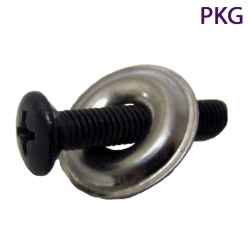 BACK SCREWS W/WASHERS (BLACK)