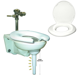 TOILET SUPPORT & CLOSED FRONT