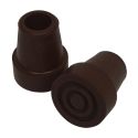 CANE TIPS - 3/4" - BROWN