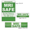 RED MRI SAFE LABELS (12PK)